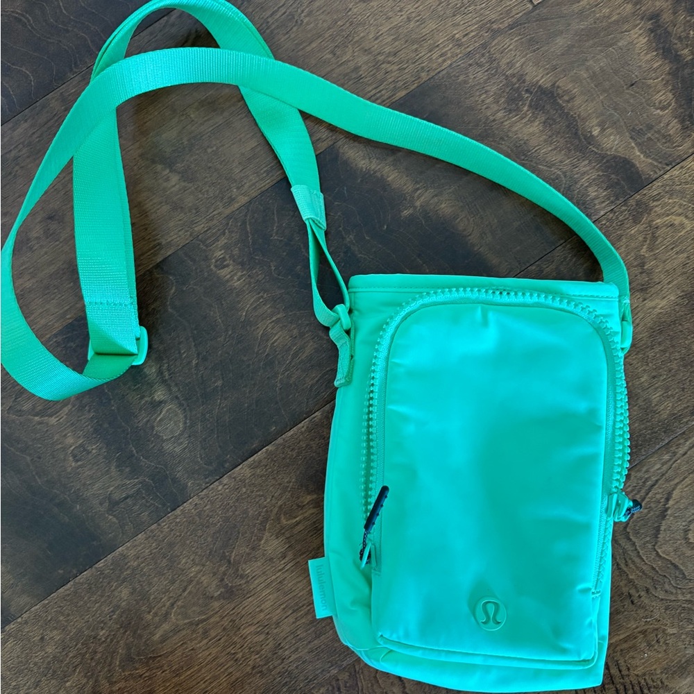 Lululemon Athletica Neon Green Crossbody Bag